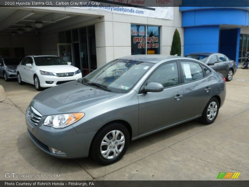 Carbon Gray Mist / Gray 2010 Hyundai Elantra GLS