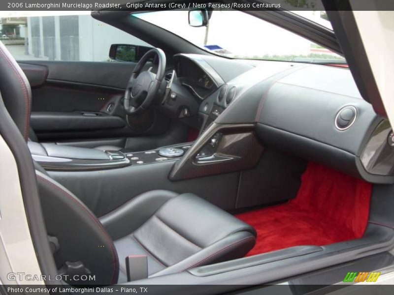 Grigio Antares (Grey) / Nero Perseus/Rosso Centaurus 2006 Lamborghini Murcielago Roadster