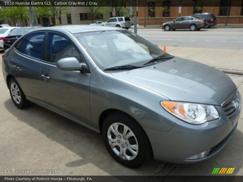 Carbon Gray Mist / Gray 2010 Hyundai Elantra GLS