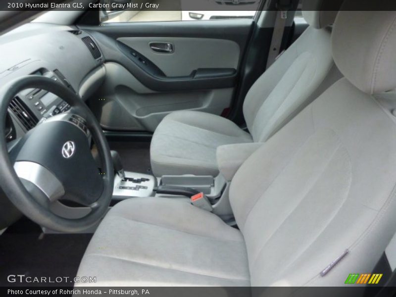 Carbon Gray Mist / Gray 2010 Hyundai Elantra GLS