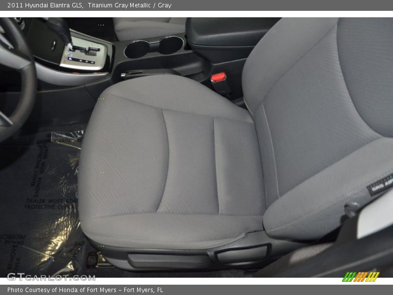 Titanium Gray Metallic / Gray 2011 Hyundai Elantra GLS