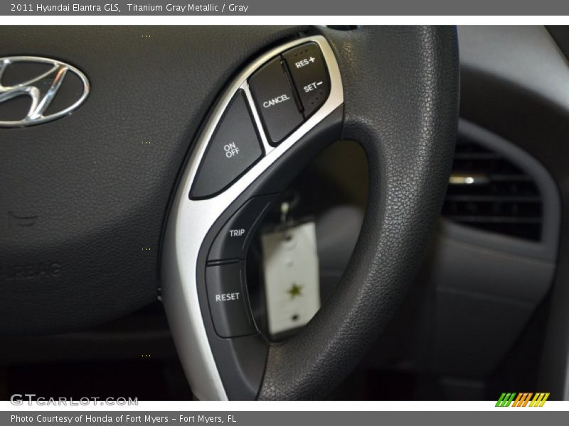 Titanium Gray Metallic / Gray 2011 Hyundai Elantra GLS