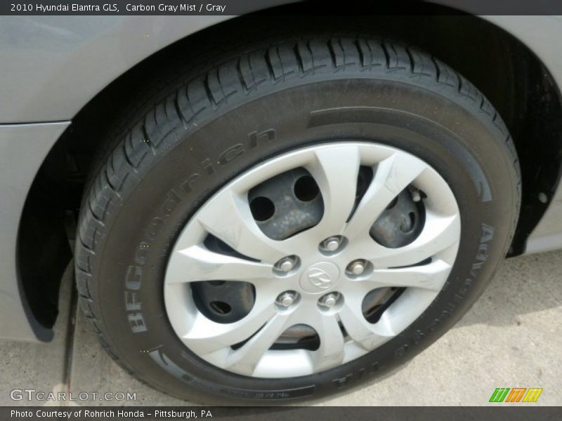 Carbon Gray Mist / Gray 2010 Hyundai Elantra GLS