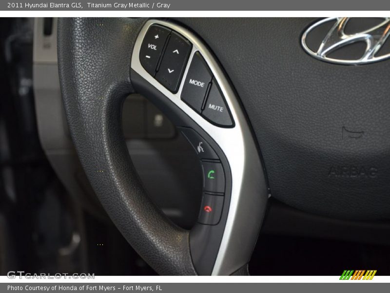 Titanium Gray Metallic / Gray 2011 Hyundai Elantra GLS