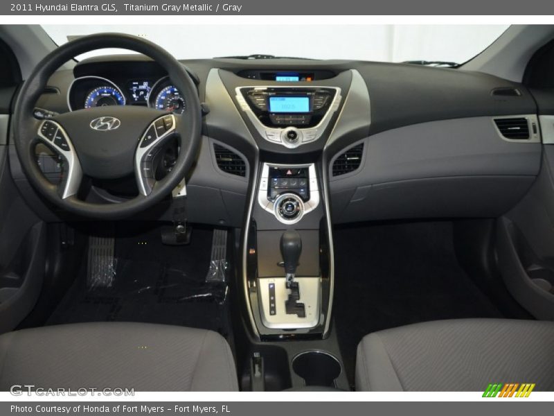 Titanium Gray Metallic / Gray 2011 Hyundai Elantra GLS