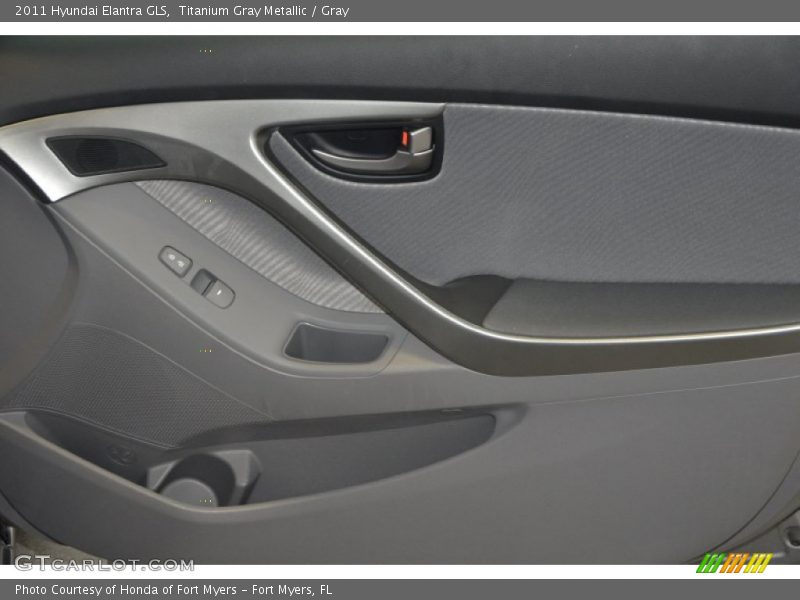 Titanium Gray Metallic / Gray 2011 Hyundai Elantra GLS
