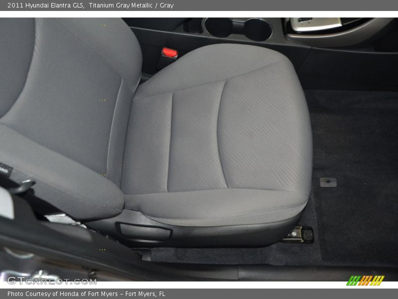 Titanium Gray Metallic / Gray 2011 Hyundai Elantra GLS