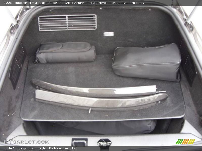 Grigio Antares (Grey) / Nero Perseus/Rosso Centaurus 2006 Lamborghini Murcielago Roadster