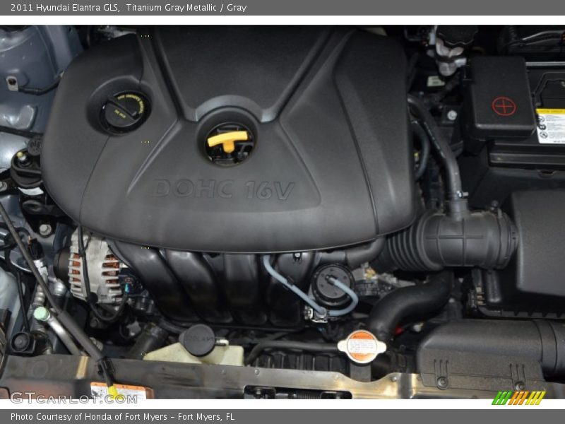 Titanium Gray Metallic / Gray 2011 Hyundai Elantra GLS