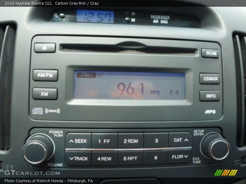 Carbon Gray Mist / Gray 2010 Hyundai Elantra GLS