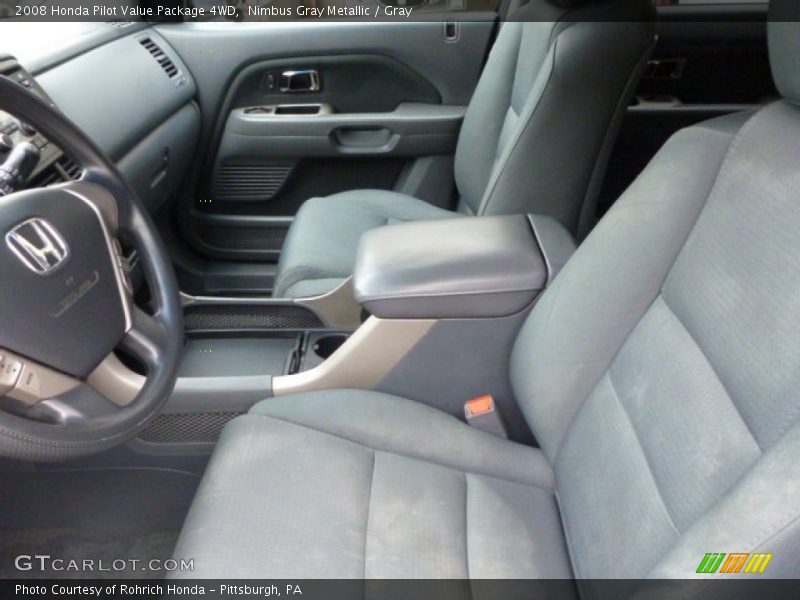 Nimbus Gray Metallic / Gray 2008 Honda Pilot Value Package 4WD