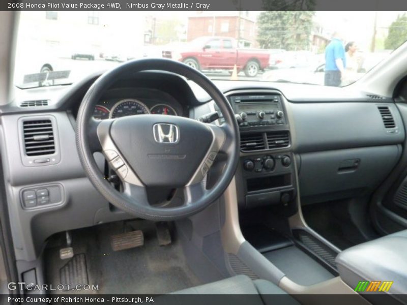 Nimbus Gray Metallic / Gray 2008 Honda Pilot Value Package 4WD