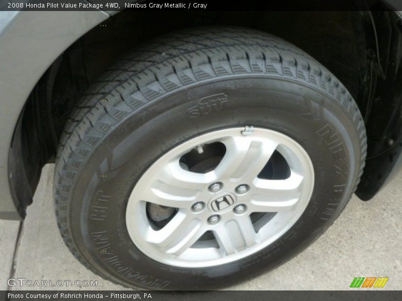 Nimbus Gray Metallic / Gray 2008 Honda Pilot Value Package 4WD