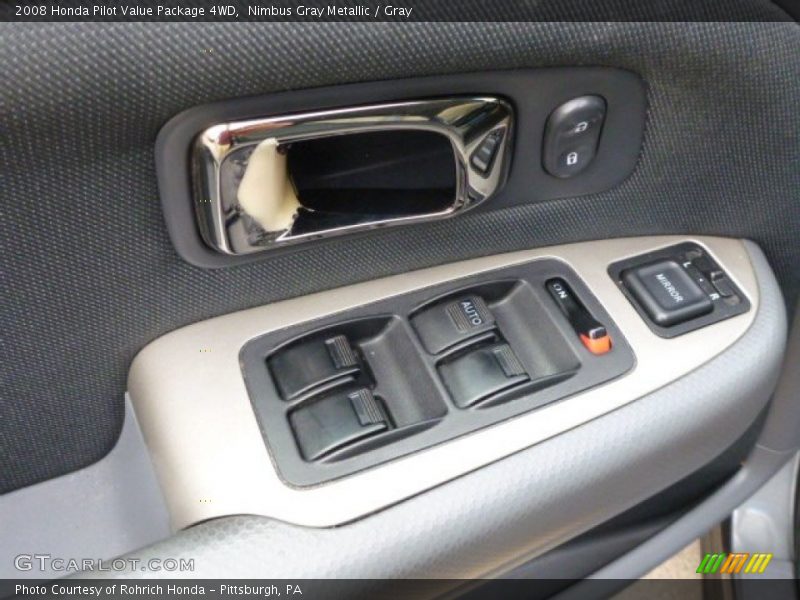 Nimbus Gray Metallic / Gray 2008 Honda Pilot Value Package 4WD