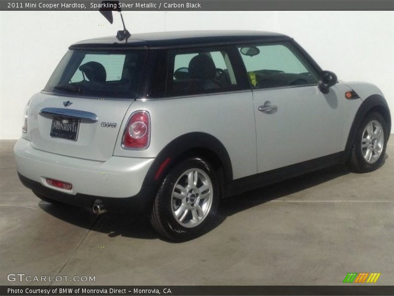 Sparkling Silver Metallic / Carbon Black 2011 Mini Cooper Hardtop