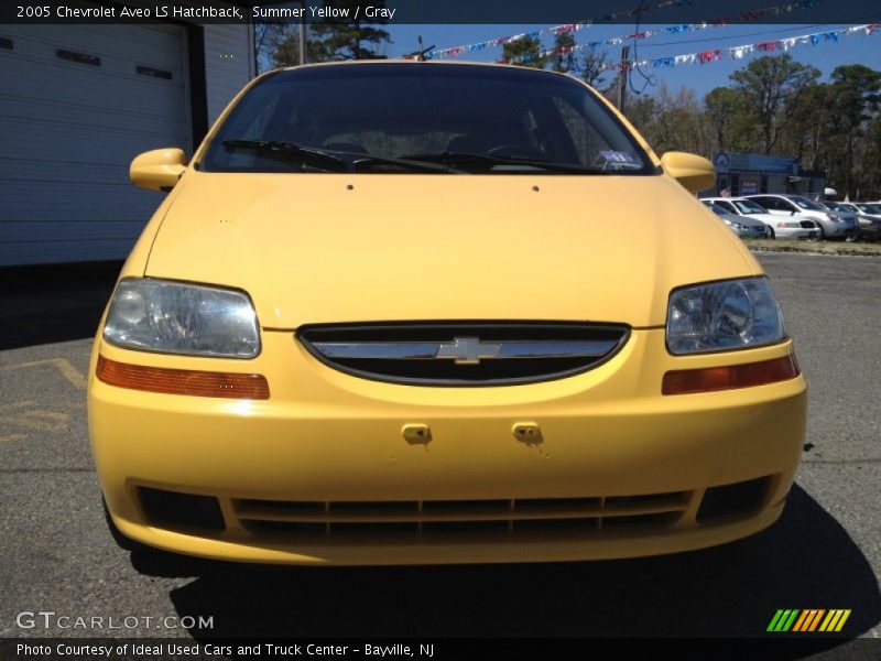 Summer Yellow / Gray 2005 Chevrolet Aveo LS Hatchback
