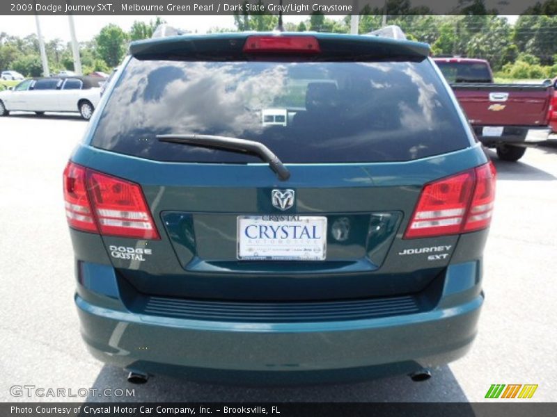 Melbourne Green Pearl / Dark Slate Gray/Light Graystone 2009 Dodge Journey SXT