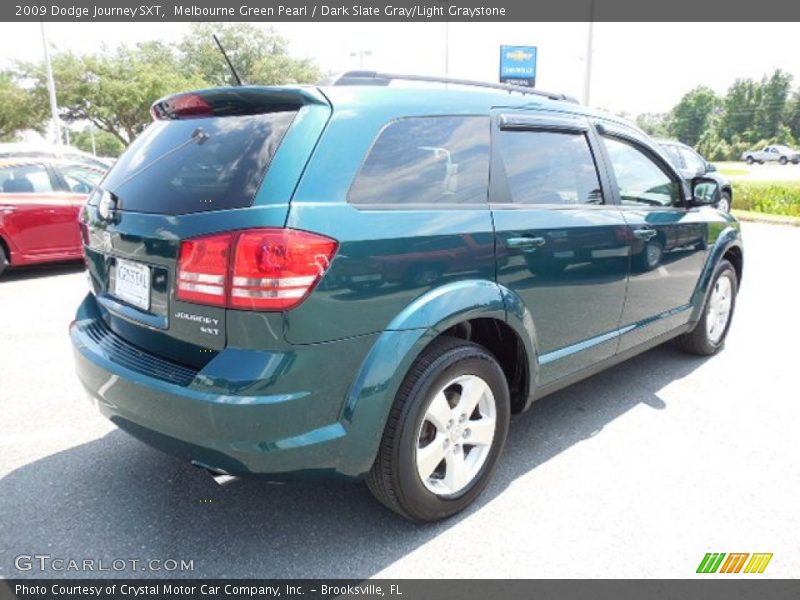 Melbourne Green Pearl / Dark Slate Gray/Light Graystone 2009 Dodge Journey SXT