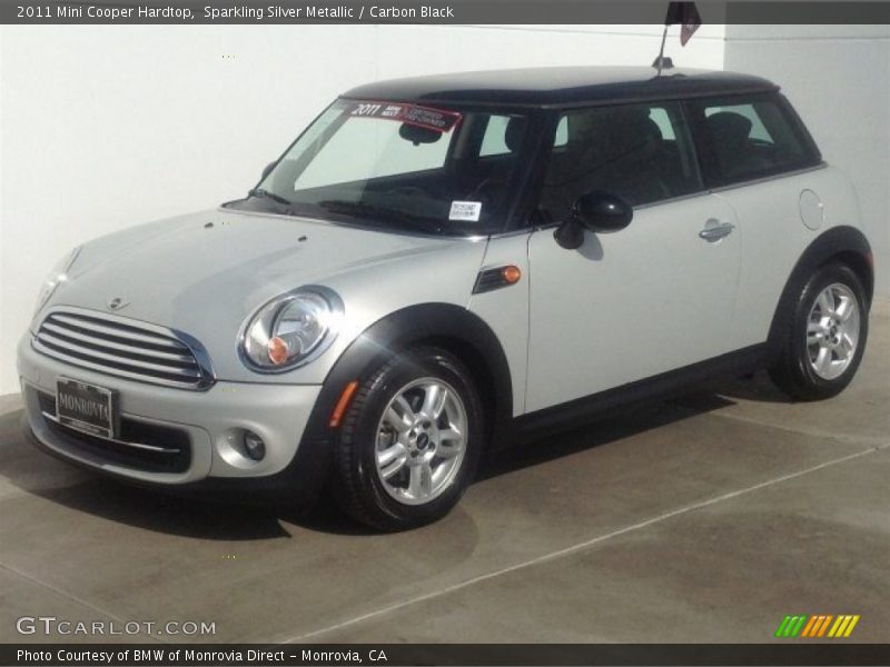 Sparkling Silver Metallic / Carbon Black 2011 Mini Cooper Hardtop