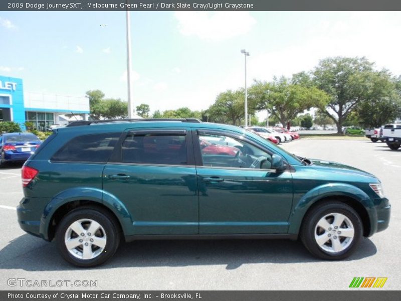 Melbourne Green Pearl / Dark Slate Gray/Light Graystone 2009 Dodge Journey SXT