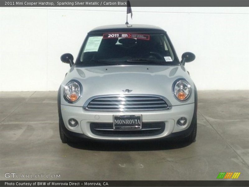 Sparkling Silver Metallic / Carbon Black 2011 Mini Cooper Hardtop