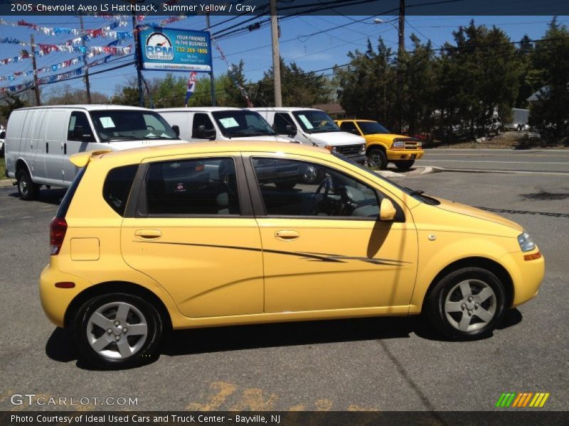Summer Yellow / Gray 2005 Chevrolet Aveo LS Hatchback