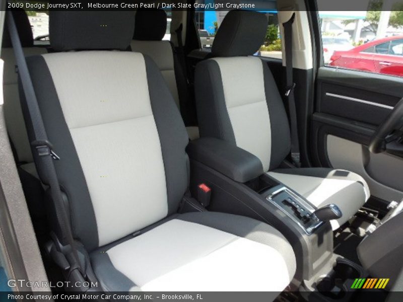 Melbourne Green Pearl / Dark Slate Gray/Light Graystone 2009 Dodge Journey SXT