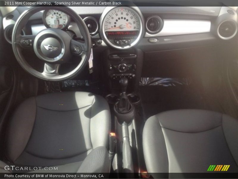 Sparkling Silver Metallic / Carbon Black 2011 Mini Cooper Hardtop