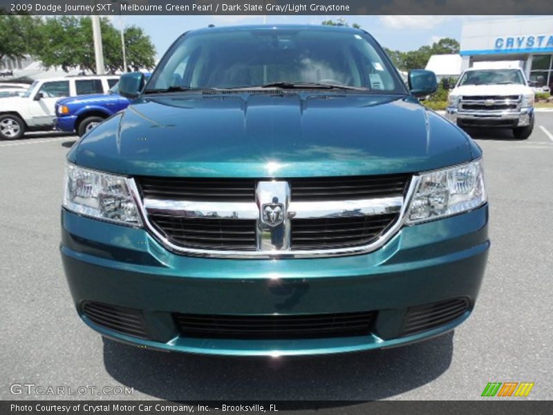 Melbourne Green Pearl / Dark Slate Gray/Light Graystone 2009 Dodge Journey SXT