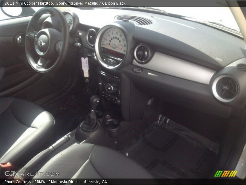 Sparkling Silver Metallic / Carbon Black 2011 Mini Cooper Hardtop