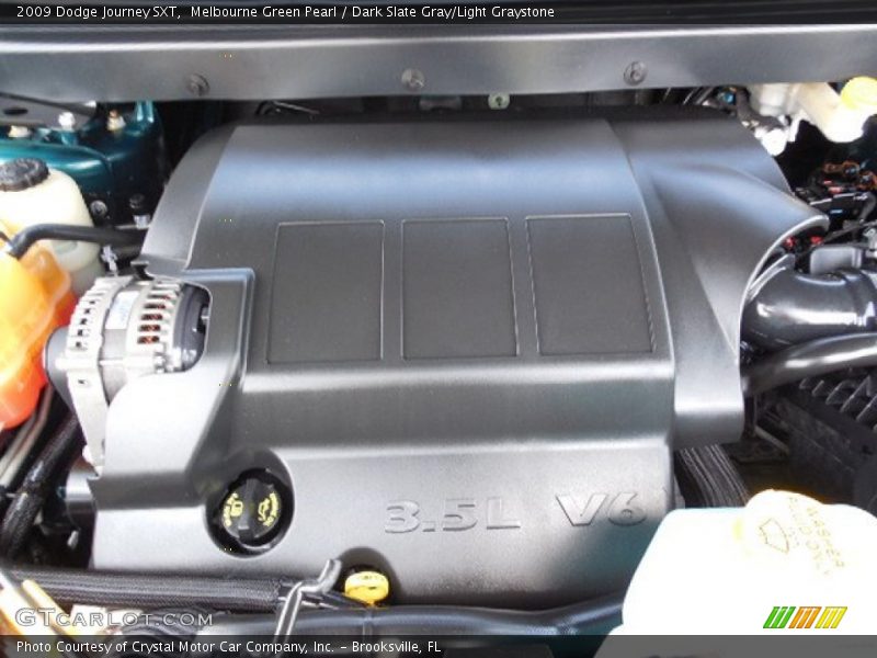 Melbourne Green Pearl / Dark Slate Gray/Light Graystone 2009 Dodge Journey SXT