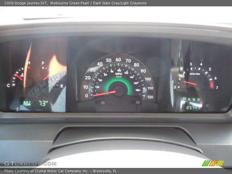 Melbourne Green Pearl / Dark Slate Gray/Light Graystone 2009 Dodge Journey SXT