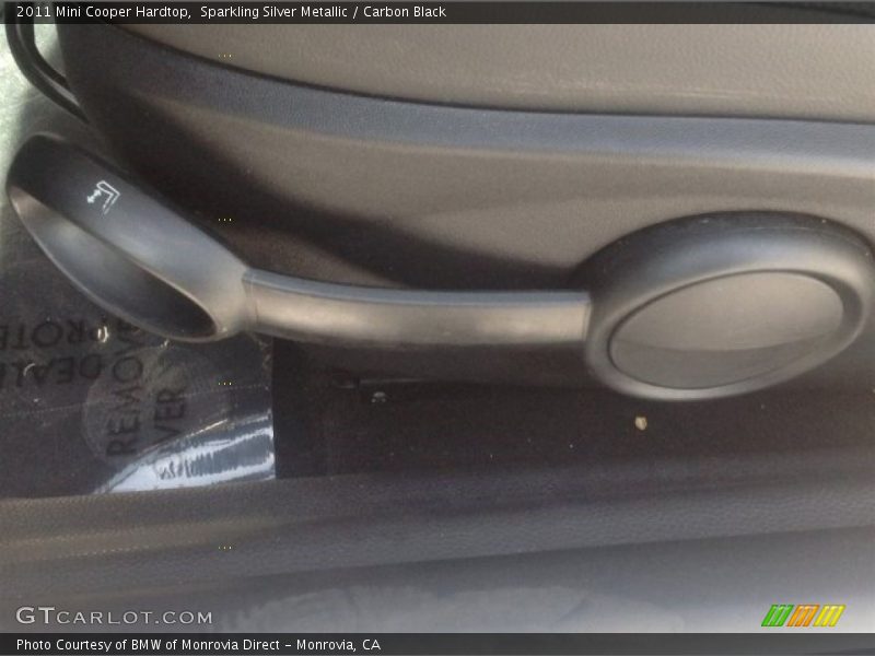 Sparkling Silver Metallic / Carbon Black 2011 Mini Cooper Hardtop