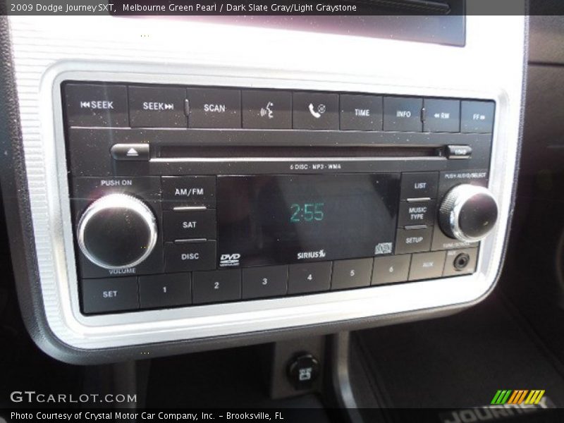 Melbourne Green Pearl / Dark Slate Gray/Light Graystone 2009 Dodge Journey SXT