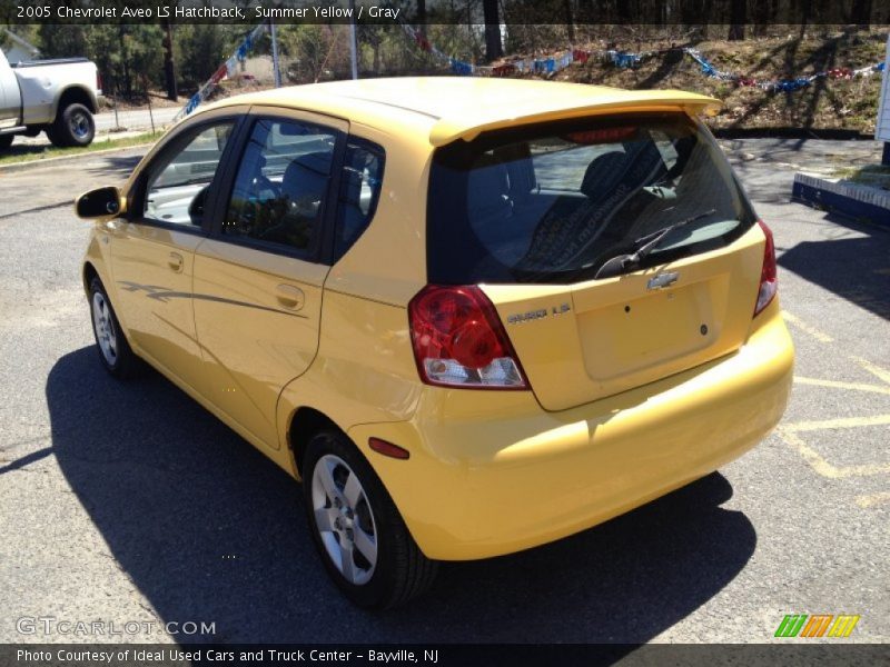 Summer Yellow / Gray 2005 Chevrolet Aveo LS Hatchback