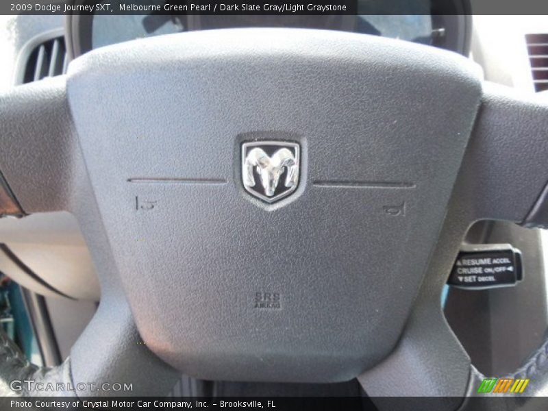 Melbourne Green Pearl / Dark Slate Gray/Light Graystone 2009 Dodge Journey SXT