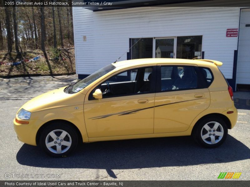 Summer Yellow / Gray 2005 Chevrolet Aveo LS Hatchback