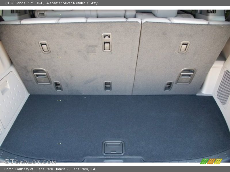 Alabaster Silver Metallic / Gray 2014 Honda Pilot EX-L