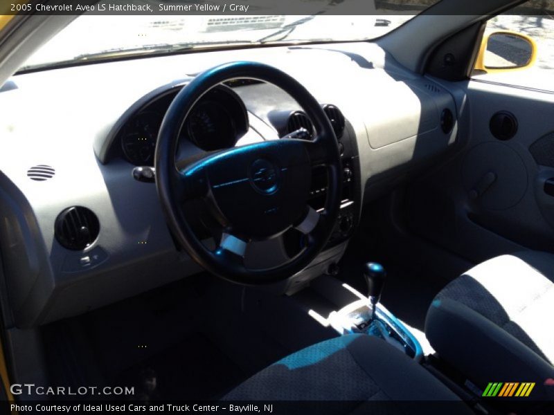Summer Yellow / Gray 2005 Chevrolet Aveo LS Hatchback