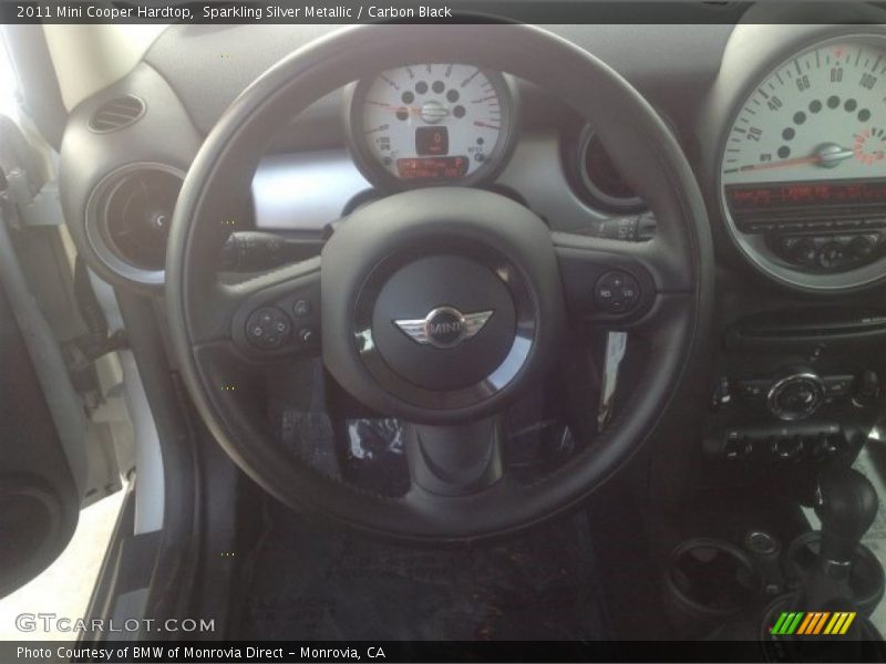 Sparkling Silver Metallic / Carbon Black 2011 Mini Cooper Hardtop