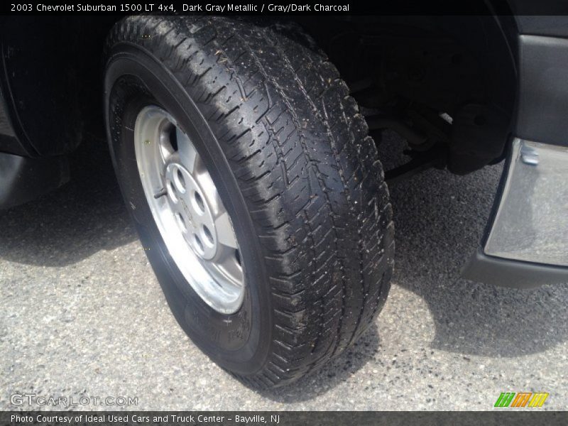 Dark Gray Metallic / Gray/Dark Charcoal 2003 Chevrolet Suburban 1500 LT 4x4