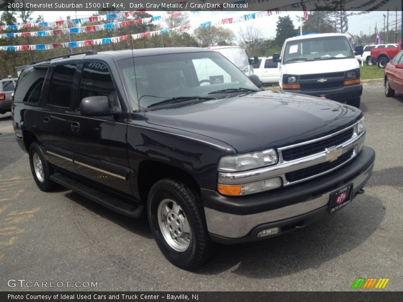 Dark Gray Metallic / Gray/Dark Charcoal 2003 Chevrolet Suburban 1500 LT 4x4