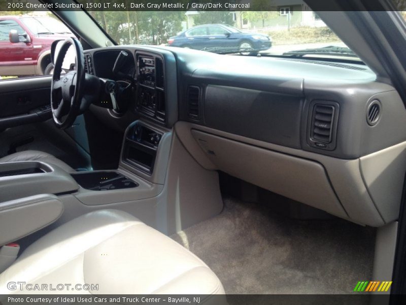 Dark Gray Metallic / Gray/Dark Charcoal 2003 Chevrolet Suburban 1500 LT 4x4