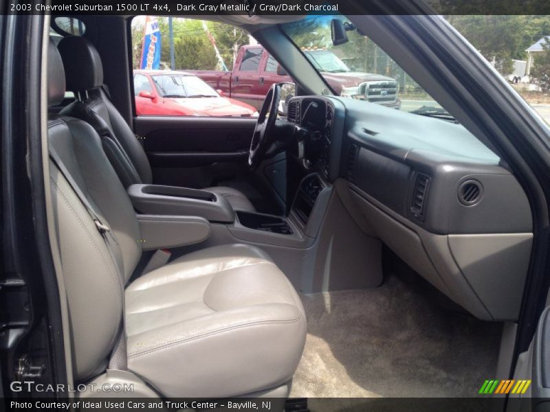Dark Gray Metallic / Gray/Dark Charcoal 2003 Chevrolet Suburban 1500 LT 4x4