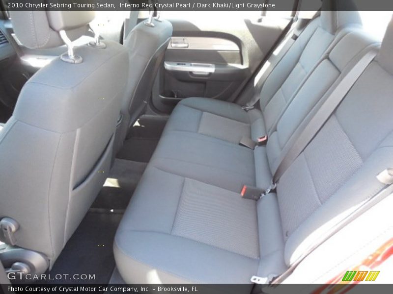 Inferno Red Crystal Pearl / Dark Khaki/Light Graystone 2010 Chrysler Sebring Touring Sedan