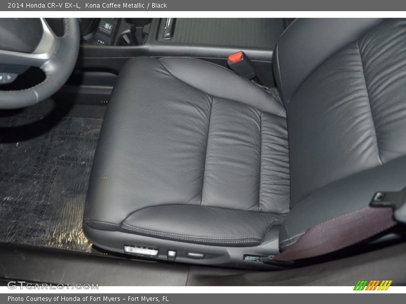 Kona Coffee Metallic / Black 2014 Honda CR-V EX-L