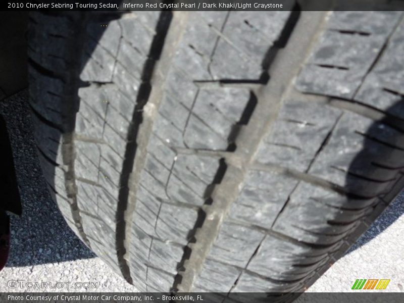 Inferno Red Crystal Pearl / Dark Khaki/Light Graystone 2010 Chrysler Sebring Touring Sedan