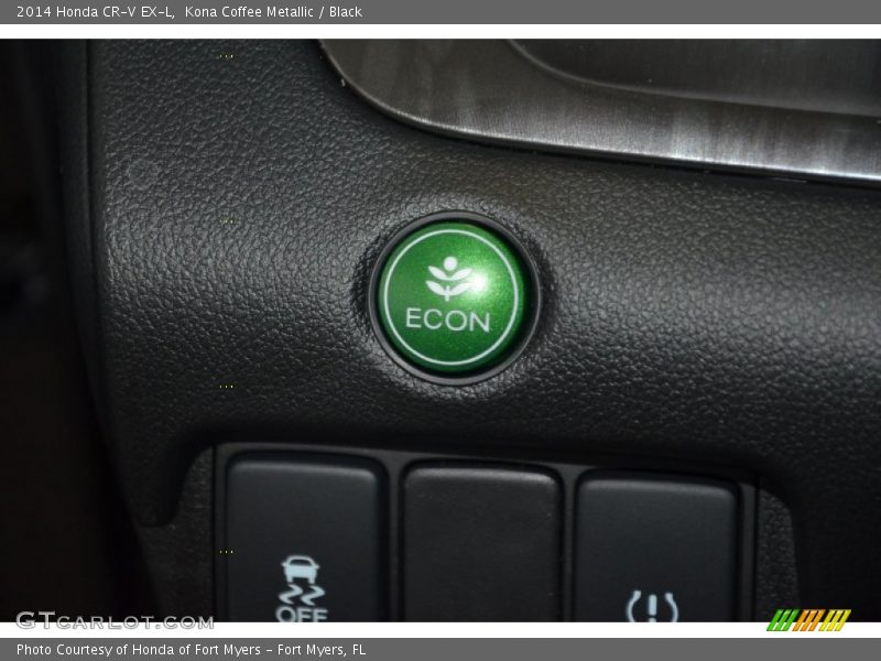 Kona Coffee Metallic / Black 2014 Honda CR-V EX-L