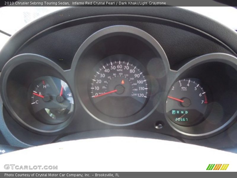  2010 Sebring Touring Sedan Touring Sedan Gauges