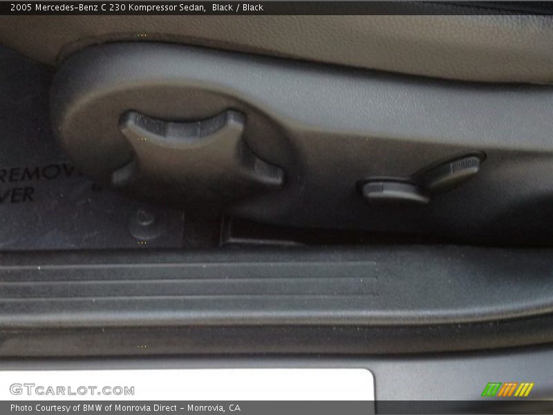 Black / Black 2005 Mercedes-Benz C 230 Kompressor Sedan